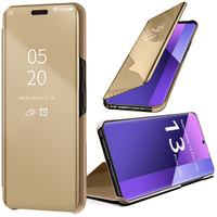 Case for Xiaomi Redmi Note 13 Pro+, Clear View, gold