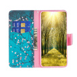 Flip case for Xiaomi Redmi 12 4G, Wallet, Sakura, blue