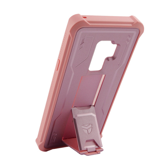 Armored case for Samsung Galaxy S9 Plus, Dexnor Full Body, pink rose gold