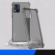 IMAK case for Motorola Moto E13, Dropproof, transparent / black