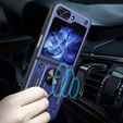 Armor Case for Samsung Galaxy Z Flip5 5G, Nox Case Ring, blue