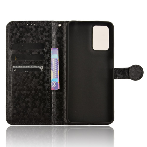Flip case for Motorola Moto G24 / G24 Power / G04, Wallet Rhombus, black