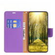 Flip case for Samsung Galaxy A54 5G, Wallet Litchi Magnet, purple