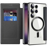 Flip case for Samsung Galaxy S24 Ultra, RFID Wallet MagSafe CamShield, black