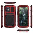 Armored case for iPhone 12 Mini, R-JUST, red