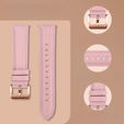 Universal Leather Strap 20mm, Pink