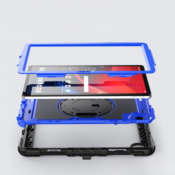 Armored Case for Lenovo Tab M11, protective 360 with stylus slot, dark blue