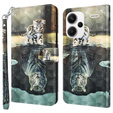 Flip case for Xiaomi Redmi Note 13 Pro+, Wallet, Cat & Tiger