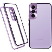 Case for Samsung Galaxy S21, Magnetic Dual Glass, purple