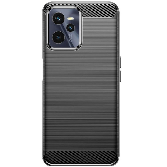 Case for Realme C35, Carbon, black