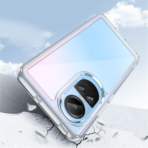 Case for Oppo Reno 10 / 10 Pro, Fusion Hybrid, transparent