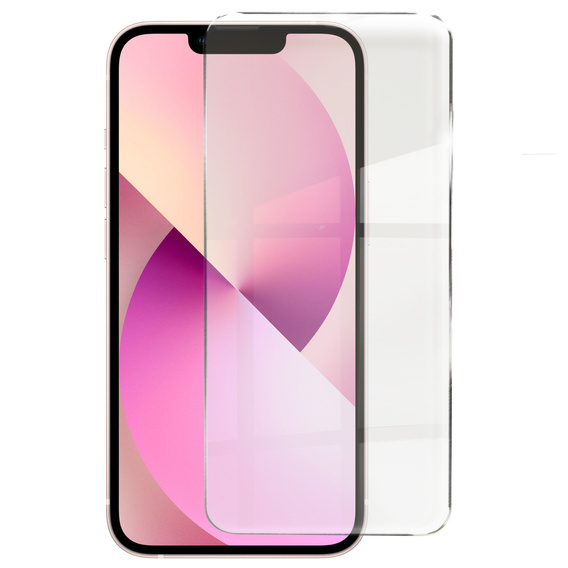 Case for iPhone 13, for MagSafe, ERBORD Matt Case, pink + Screen Glass