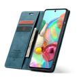 CASEME case for Samsung Galaxy A71, Leather Wallet Case, green
