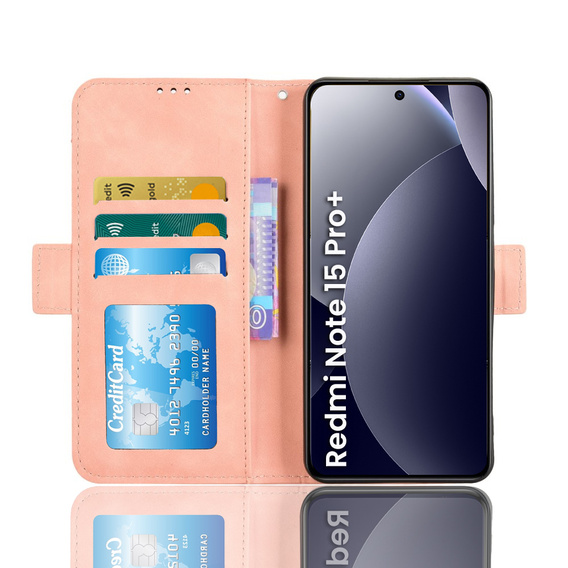 Card Slot Flip Case for Xiaomi Redmi Note 15 Pro Plus 5G / Poco M8 Pro 5G