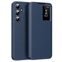 Flip case for Samsung Galaxy A55 5G, Smart View Wallet, blue
