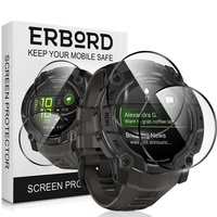 2x ERBORD Hybrid Glass for Garmin Instinct 3 45mm