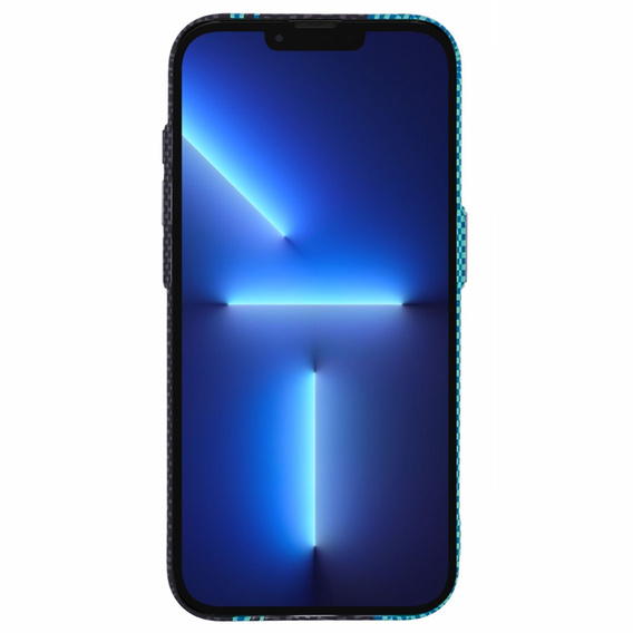 MagSafe's iPhone 13 Pro Max Case, Carbon Fiber, black / blue