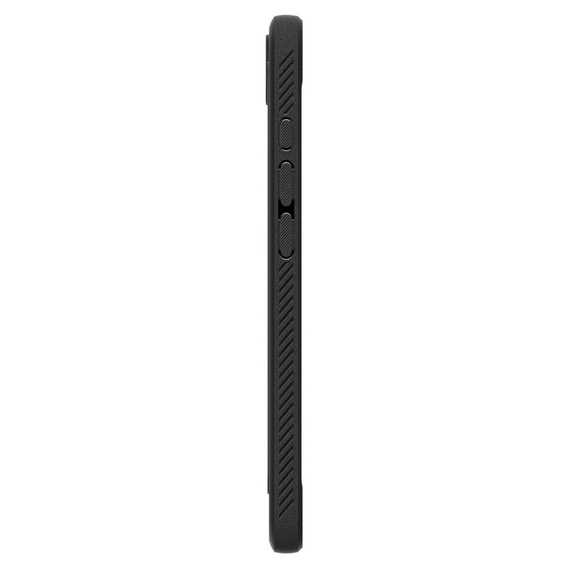 Spigen case for iPhone 16E, Rugged Armor MagSafe, black + Tempered Glass 9H