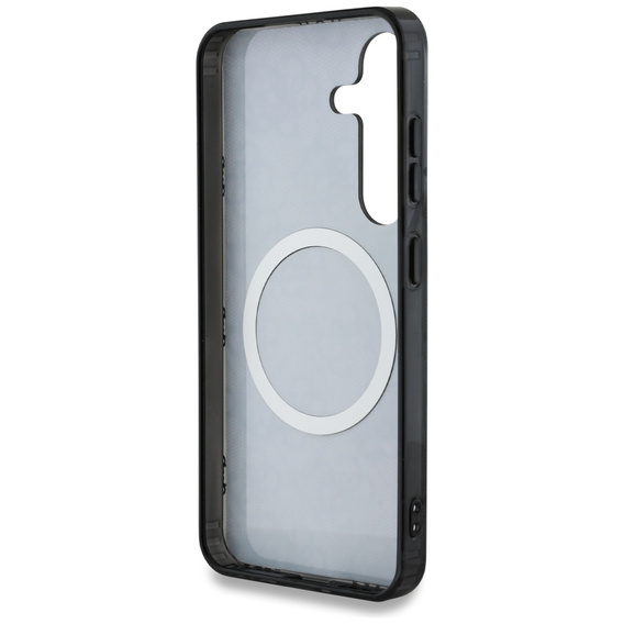 GUESS Magnetic IML Peony case for Samsung Galaxy S25