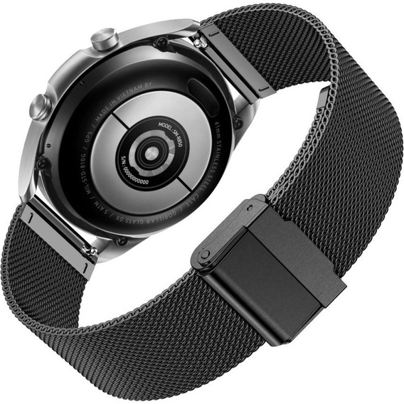 Milanese bracelet 20mm for Samsung Galaxy Watch 3 41mm - Black