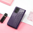 Flip case for Motorola Moto E14, Mandala, purple