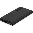 Flip case for Samsung Galaxy S23 Plus, GKK Leather, carbon black