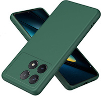 Case for Xiaomi Poco F6 Pro, Silicone Lite, dark green