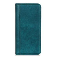 Case for Xiaomi Redmi Note 9, Wallet Litchi Leather, green