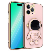 Case for iPhone 14 Pro, Astronaut, pink rose gold