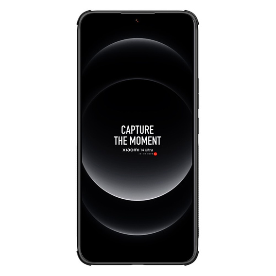 Case for Xiaomi 14 Ultra, armored Nillkin, Camshield Prop Leather Coated, for Magsafe, black