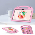 Children's case for Samsung Galaxy Tab A9+, Cute Patterns, with stand, pink