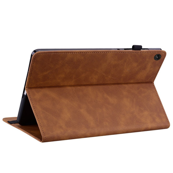 Case for Lenovo Tab M10 10.1 Gen 3, Wallet Pen Slot, brown