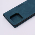 Case for Xiaomi Redmi 12C, ERBORD Vintage, wallet with flap, blue