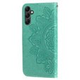 Flip case for Samsung Galaxy A14 4G/5G, Mandala Flower, green
