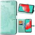Flip case for Samsung Galaxy M52 5G, Mandala, mint
