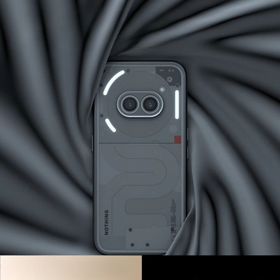 Case for Nothing Phone 2a, Fusion Hybrid, with camera protection, matt / black