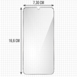 2x Tempered Glass for Samsung Galaxy A15 4G / A15 5G / M15, ERBORD 9H Hard Glass for phone screen