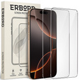 ERBORD 9H Hard Glass tempered glass for iPhone 17 Pro / 17 / 16 Pro – set of 2 pieces
