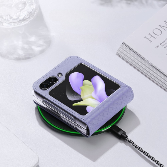 Case Dux Ducis for Samsung Galaxy Z Flip5 5G, Bril, purple