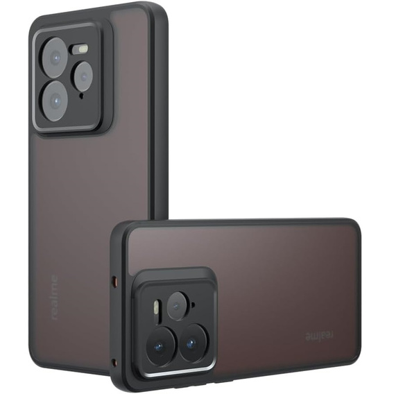 Case for Realme GT 7 Pro, Fusion Hybrid, transparent / black
