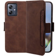 Flip case for Motorola Moto G54 5G, Card Slot, brown