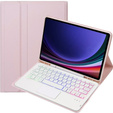 Case + keyboard Samsung Galaxy Tab S9 FE X510 / X516, with touchpad, pink