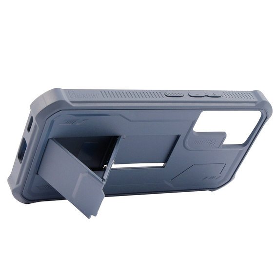 Armored case for Samsung Galaxy S22, Dexnor Full Body, dark blue