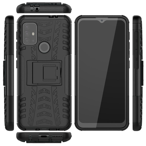 Case for Motorola Moto G10/G30, Tire Armor, black