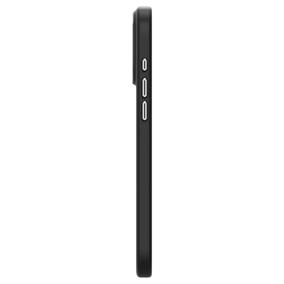 Spigen Case for iPhone 16 Pro, Enzo Aramid MagSafe, carbon black / silver + 9H Tempered Glass
