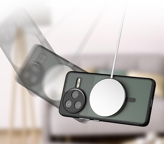 Case for Xiaomi Poco F7 Pro, for MagSafe, ERBORD Matt Case, black