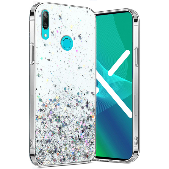 Case for Huawei Y6 2019 / Honor 8A, Glittery, transparent