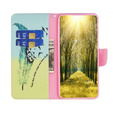 Flip case for Realme C53 4G, Wallet, feather, blue