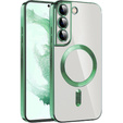 Case for Samsung Galaxy S22, Electro MagSafe, green + Screen Glass