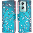 Flip case for Oppo A79 5G, Wallet, Sakura, blue